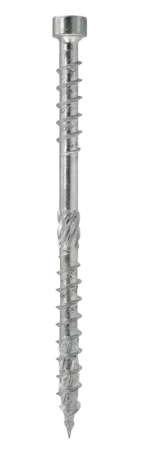 WKPC - Pan head screw with double thread and TX drive for installation of over-rafter insulation in timber substrates