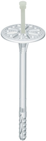 LTX-10 - Hammer-in fastener with plastic nail - short embedment depth