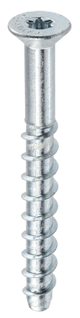WDBLP - Concrete flat head screw for quick installation of permanent and temporary fastenings